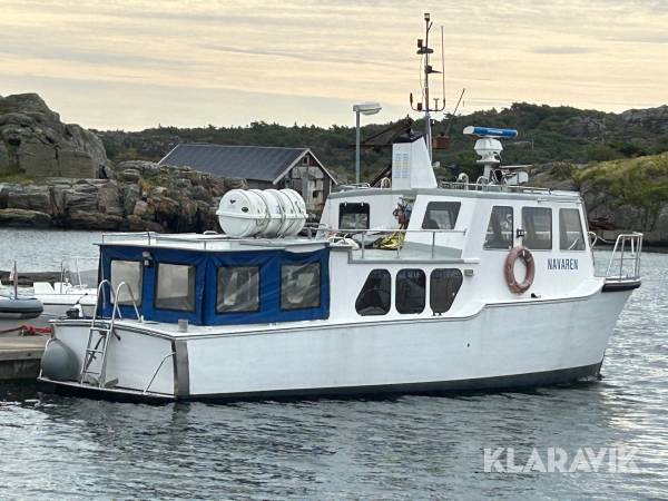 Motorbåt N/S Navaren tidigare klassad passagerarbåt