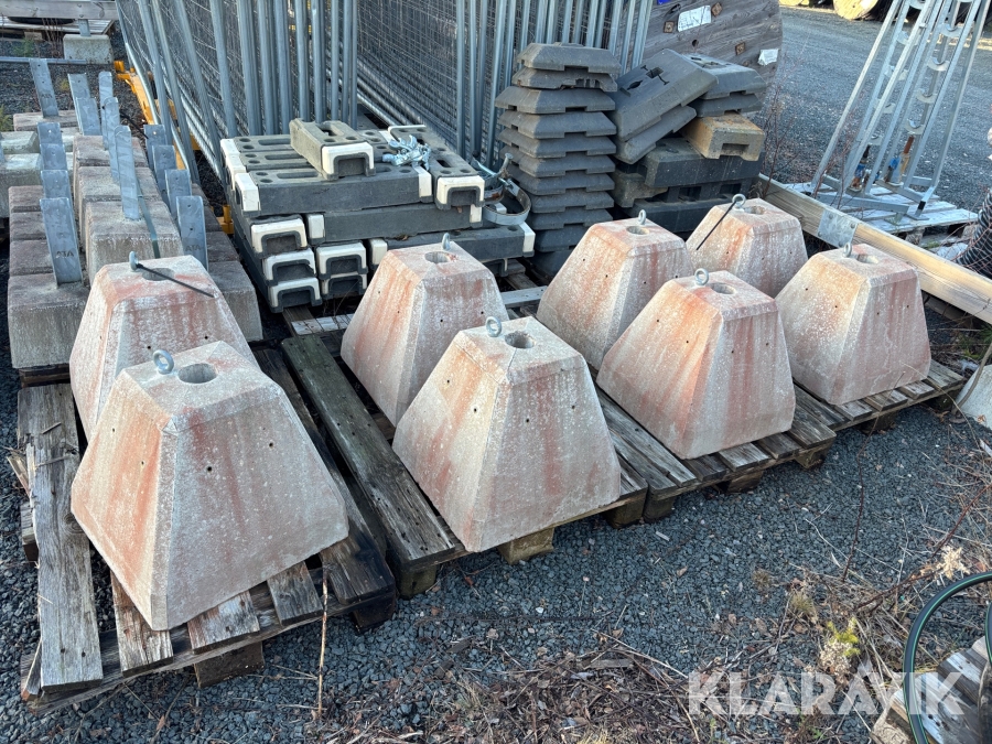 Betongsugga 200kg - 8st Nya