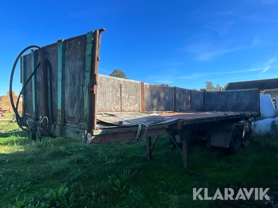 Trailersläp ombyggd släpvagn