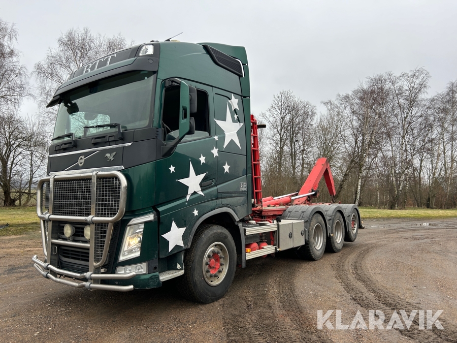 Lastväxlare Volvo FH 8X4, Laholm, Klaravik auktioner