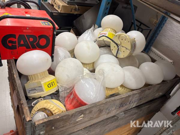 Bojlampor 48V 12W 80st med transformator