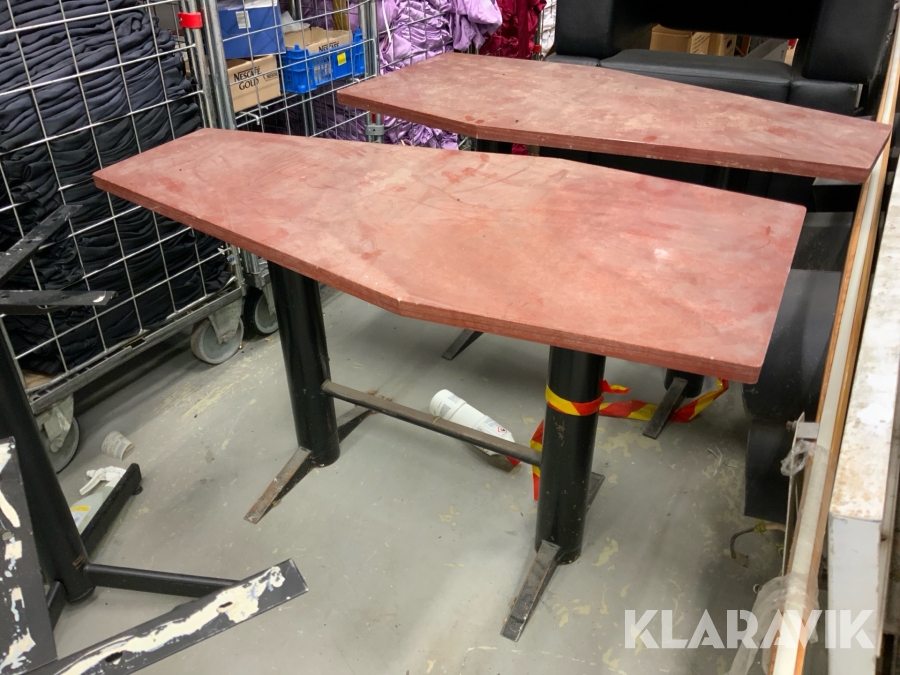 Avlastningsbord med stenskiva 2st