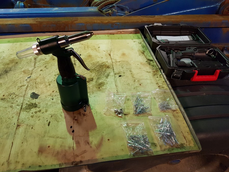 Popnit maskin för tyckluft