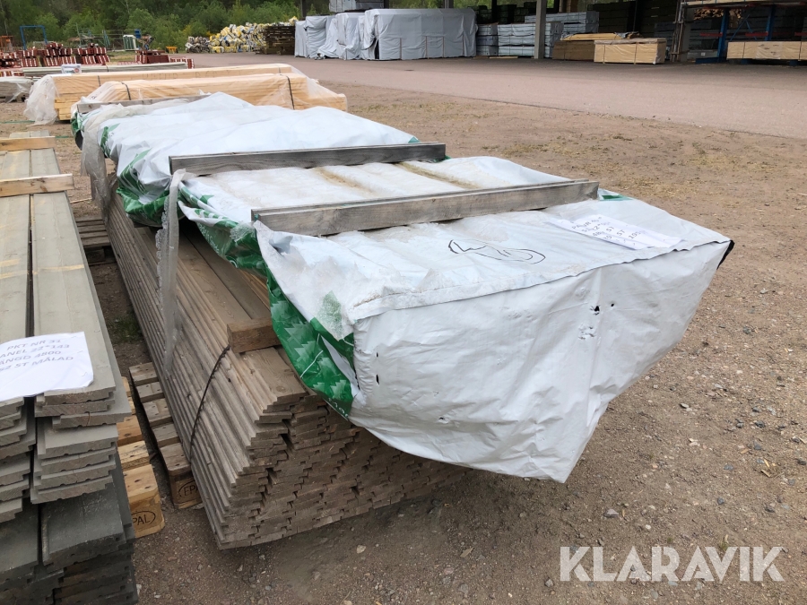 Panel 22x95 i varierande längd obehandlad  