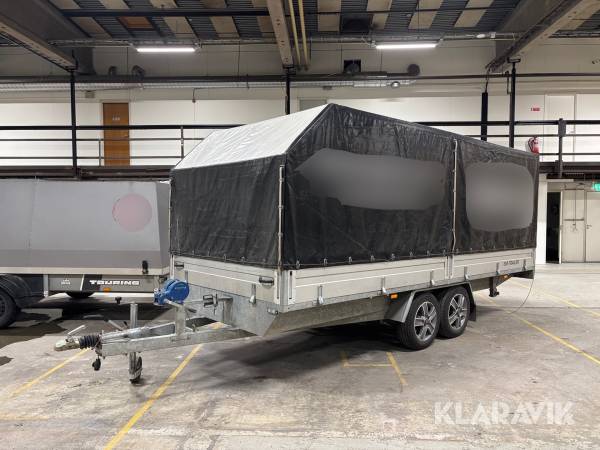 Entreprenadvagn EM-Trailer med kapell