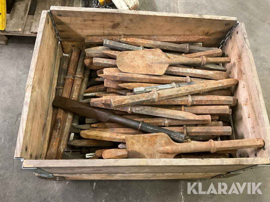 Mejslar till bilning stort parti