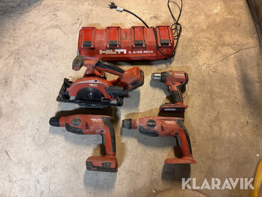 Paket med maskiner Hilti