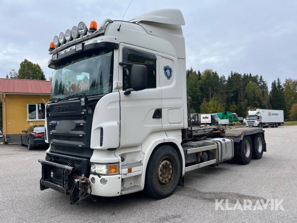 Lastväxlare Scania R500LB6X2HNB Plogutrustad