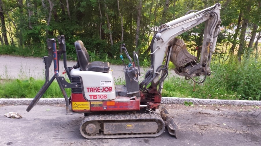 Minigrävare + 3st Skopor (S30-fäste)