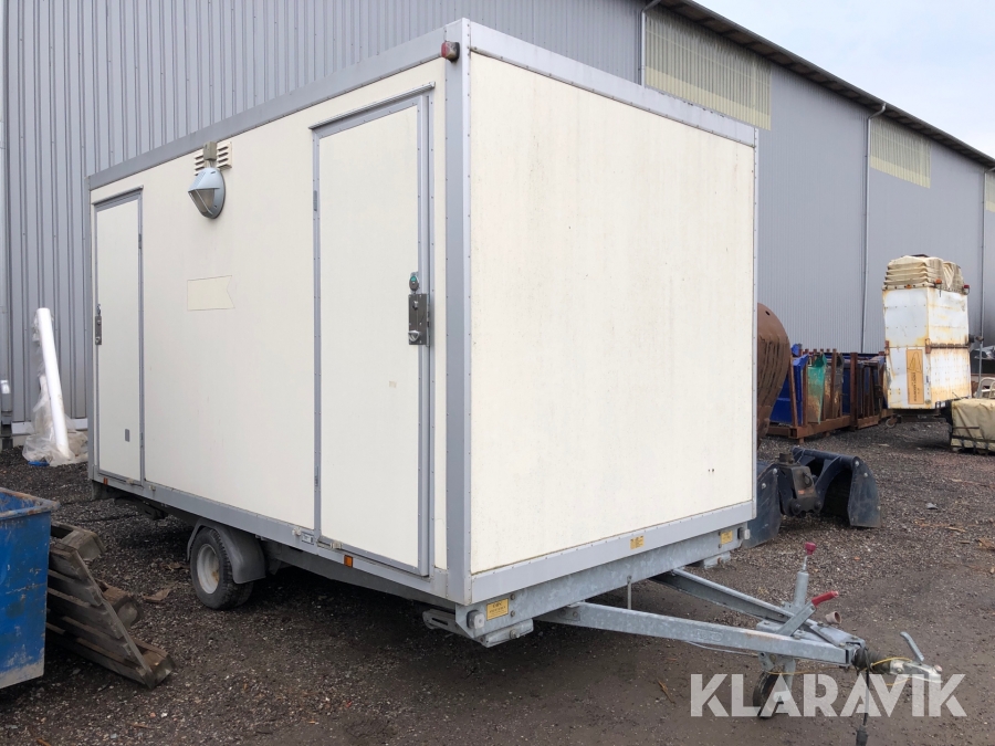 Toalett och duschvagn