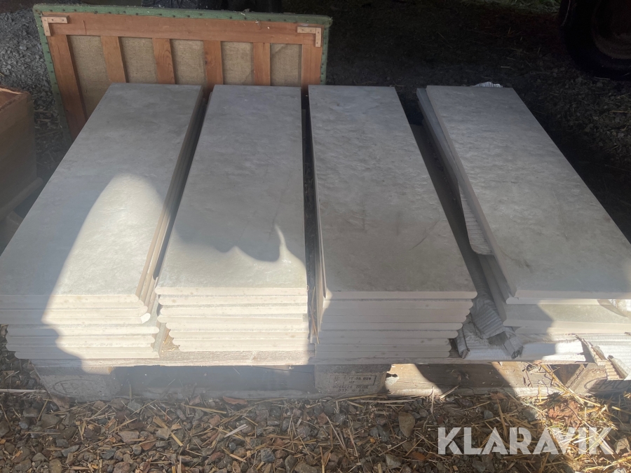 Slipade granitplattor för pool 28 stycken HCL 210