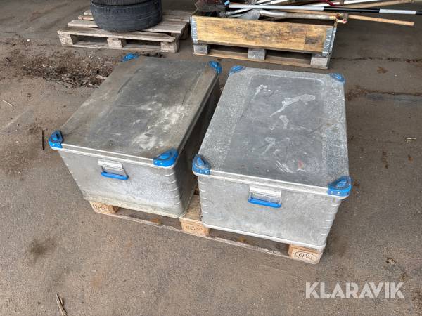 Förvaringslådor Zarges Aluminium
