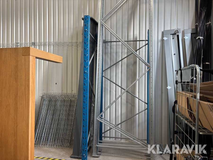 Pallställage Aj Produkter P90-15 3 gavlar, 8 balkar och 6 galler