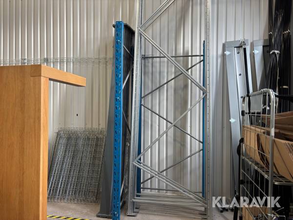 Pallställage Aj Produkter P90-15 3 gavlar, 8 balkar och 6 galler