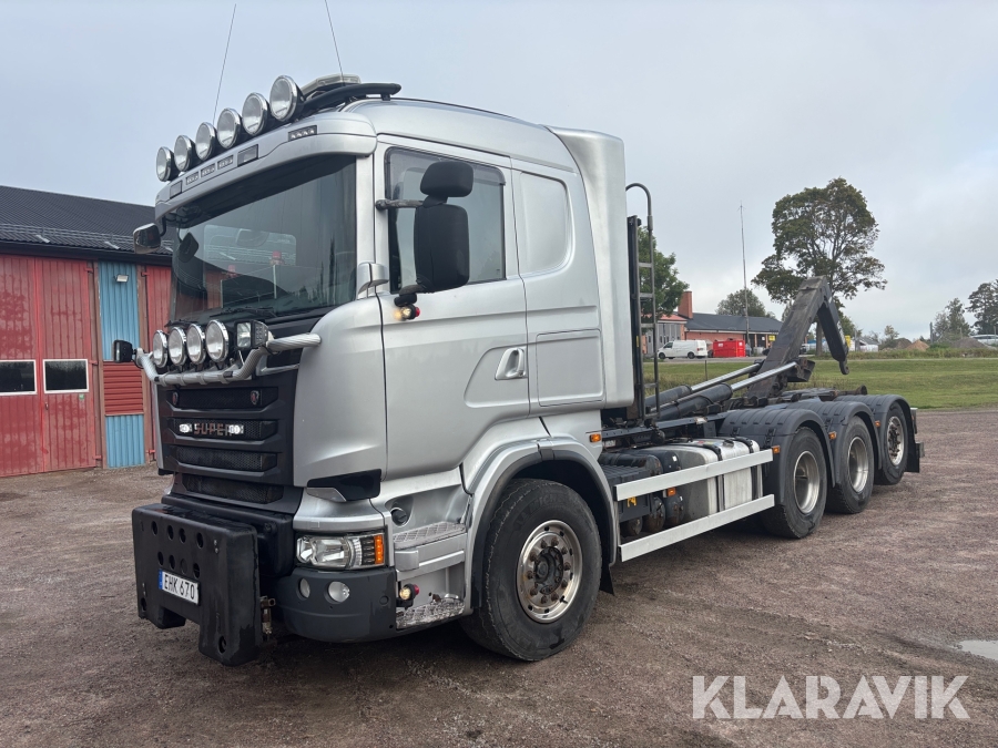 Lastväxlare Scania R580LB8X2*4HNB fullt plogutrustad Euro 6