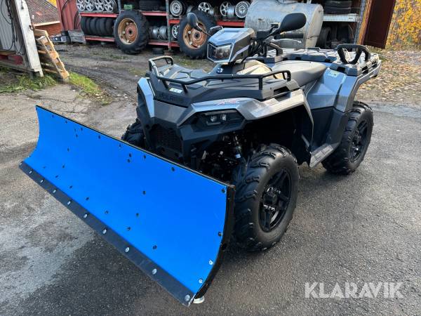 ATV Polaris Sportsman 570 EFI med plogblad