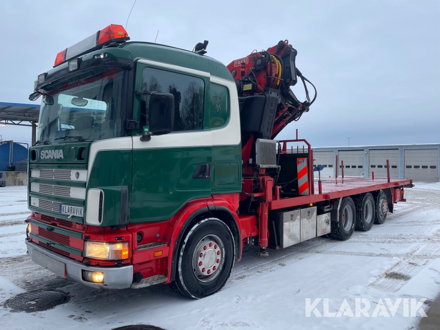 Kranbil Scania R124GB8X4*4