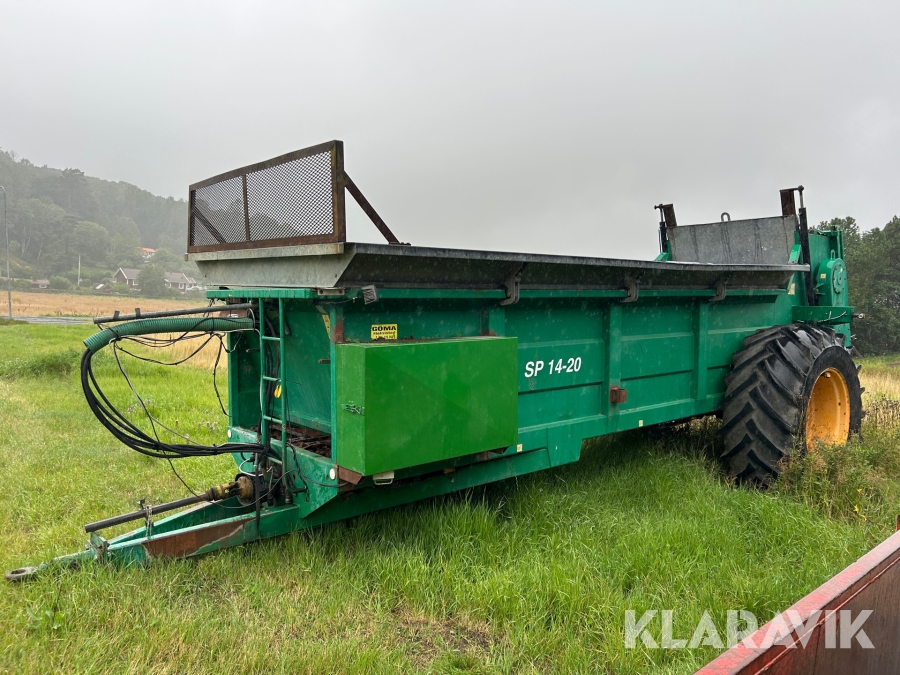 Gödselspridare Samson SP 14-20 tvåstegs