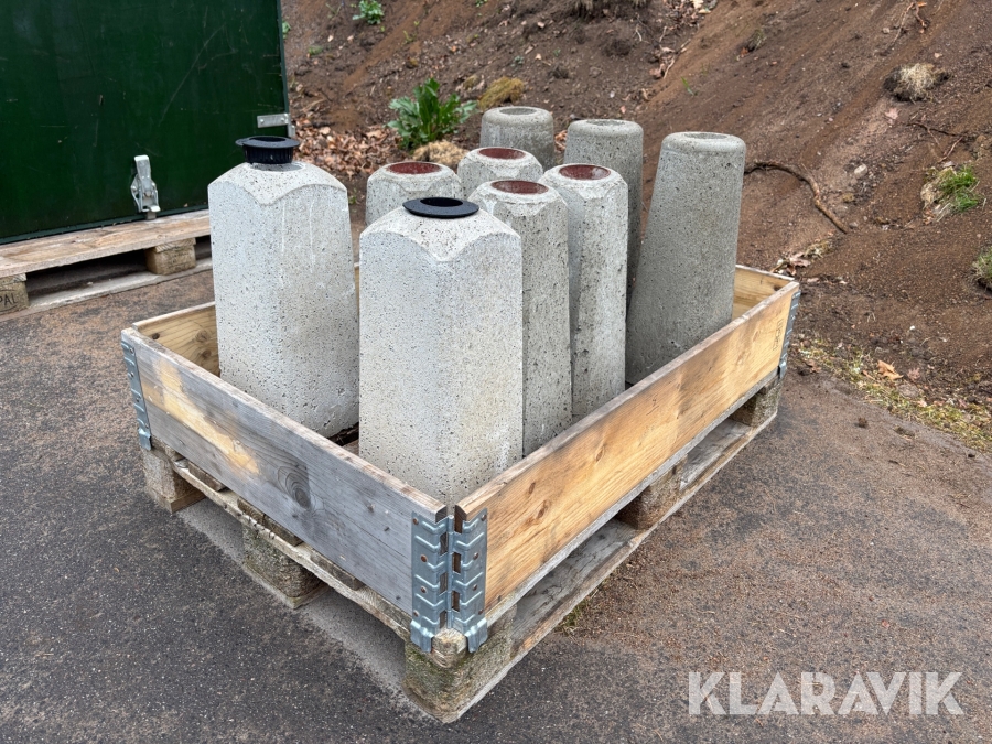 Stolpfundament 9 st