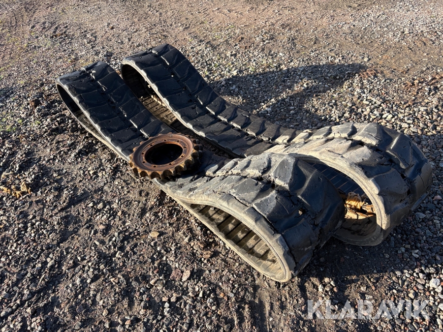 Gummilarver Wacker Neuson 1st par