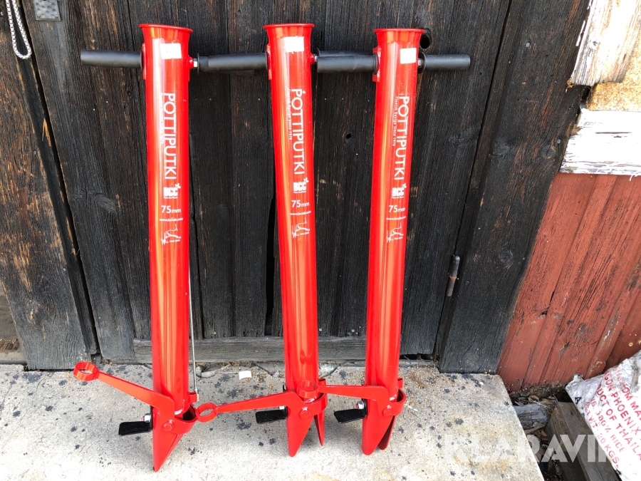 Plantrör Pottiputki 75 mm 3 stycken nya