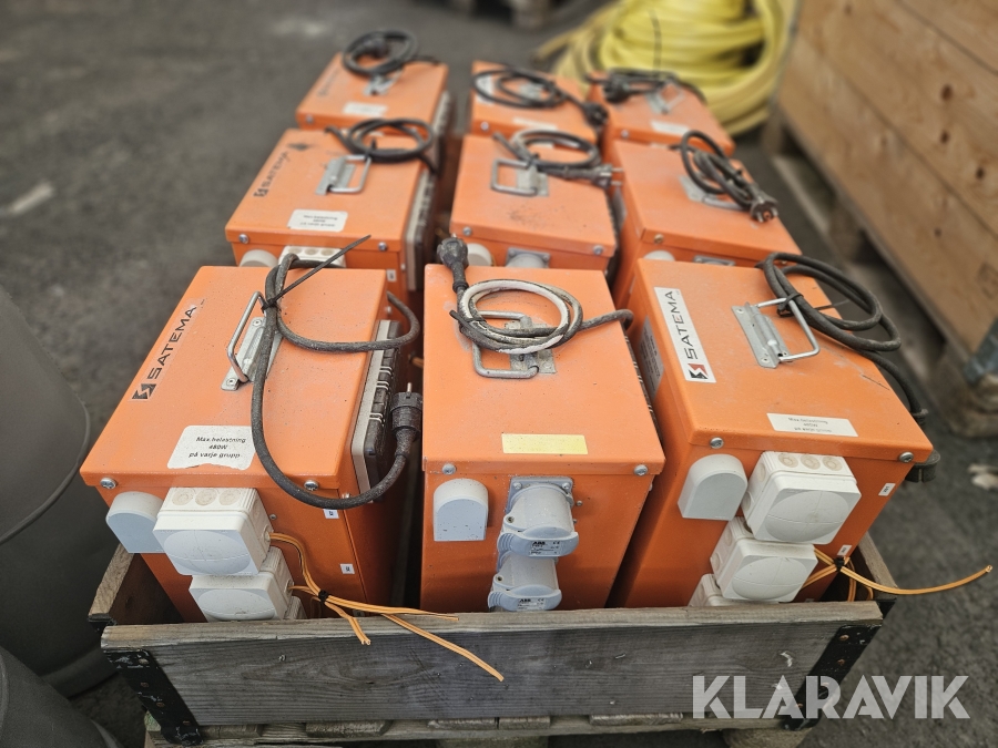 Transformatorer Satema 9st