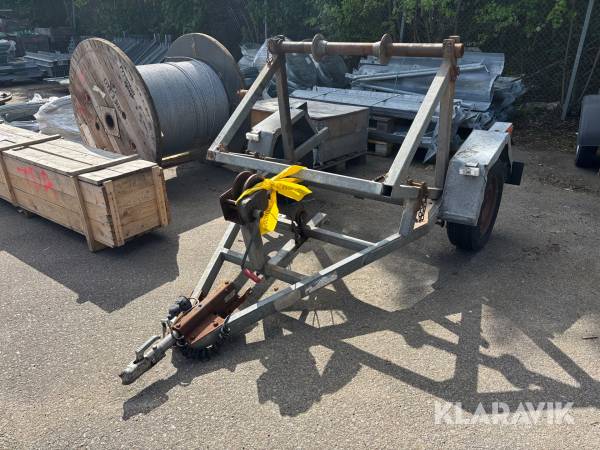 Släp för kabeltrumma