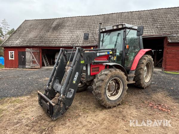 Traktor Massey Ferguson 6120 med frontlastare