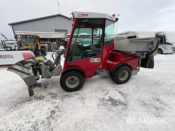 Redskapsbärare Timan Tool-Track 245 med lastare,vikplog, sandspridare
