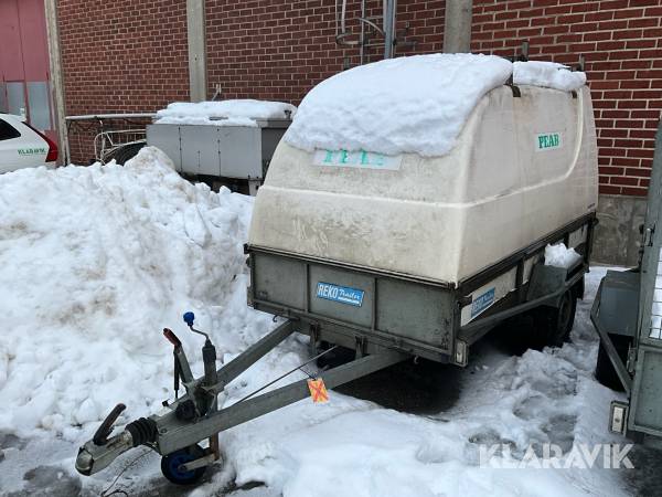 Personbilssläp Rekotrailer med kåpa