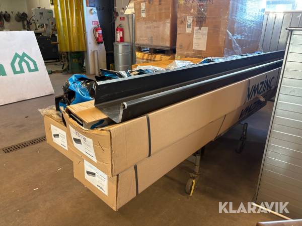 Hängrännor 12 st Vmzink QZ Tegrende 0,8x400x3000