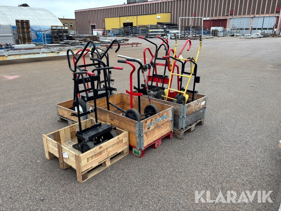 Diverse svetsvagnar 11st