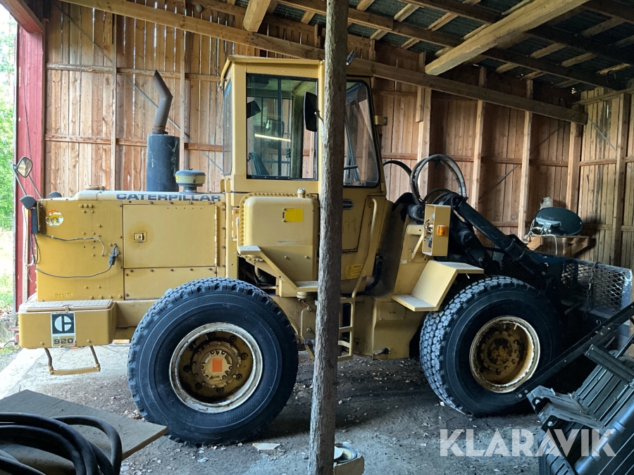 Hjullastare CAT 920 med skopa