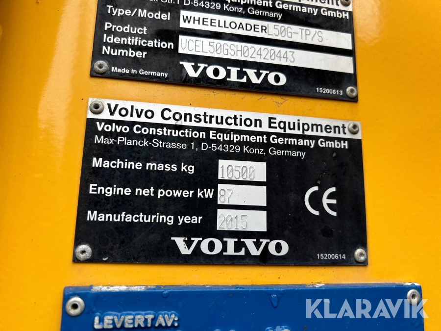 Hjullastare Volvo L50G