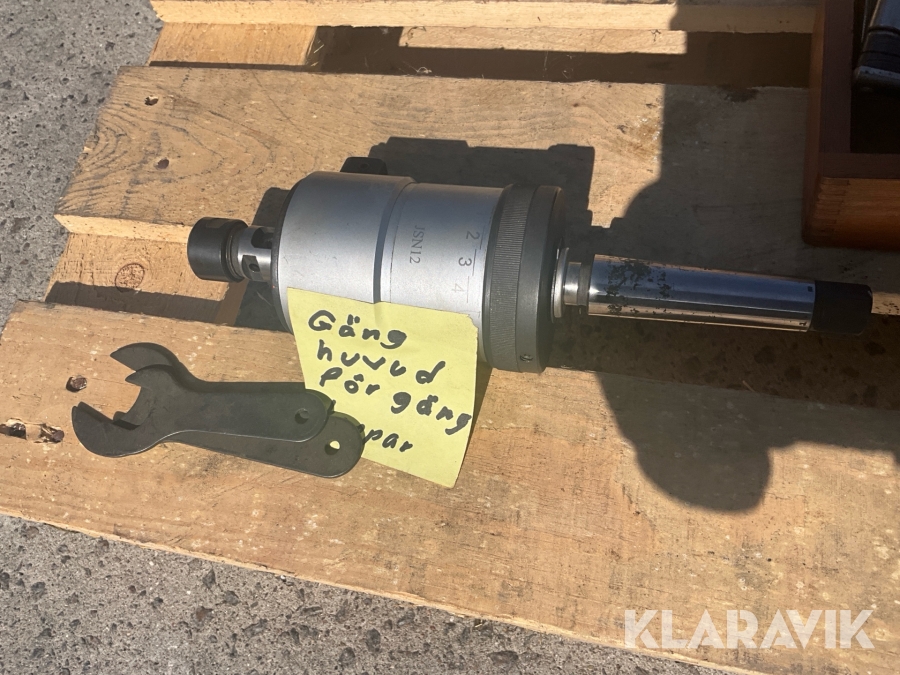 Gänghuvud till borrmaskin JSN12 självreserverande