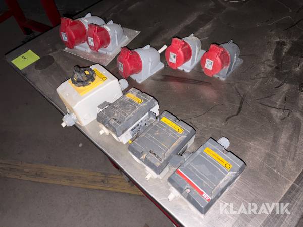 3-fas uttag, arbetsbrytare