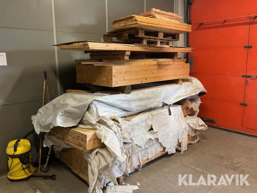 Limträskivor blandat parti