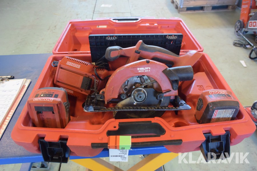 Såg Hilti SCW 22A handcirkelsåg batteri