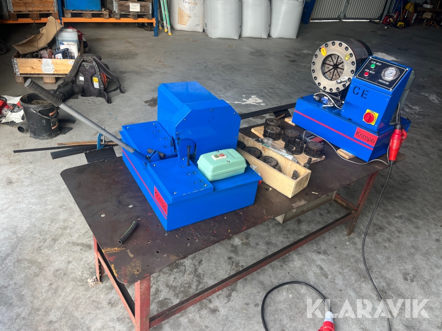 Slangpress, kap och skalare Krimpo