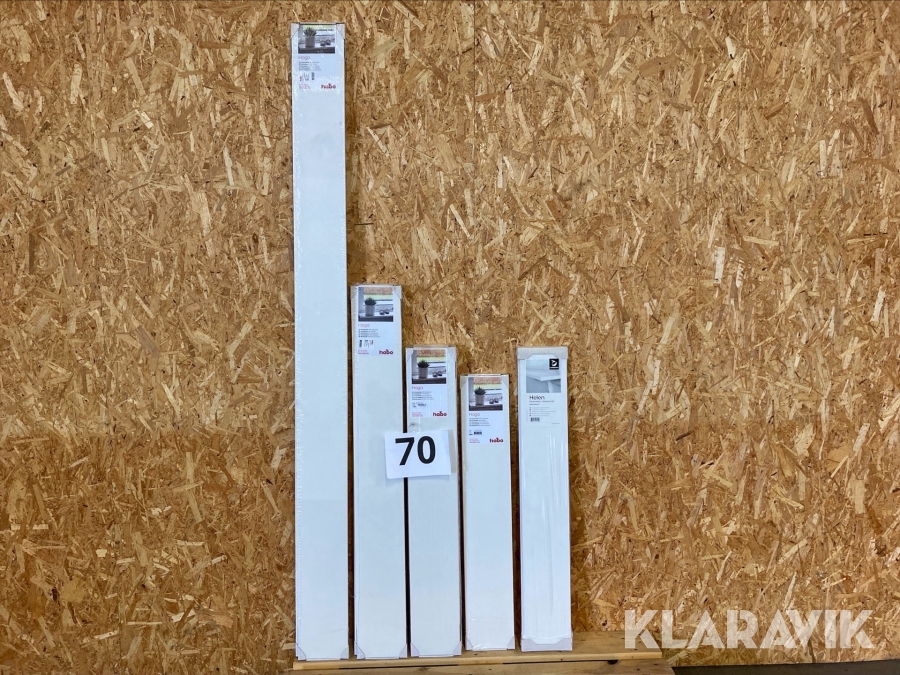 Fönsterbänkar Habo vit, 9st