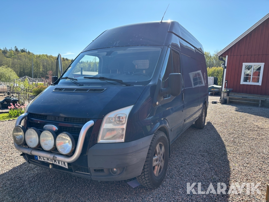 Skåpbil Ford Transit T350 4wd Verkstadsinredd Ramp