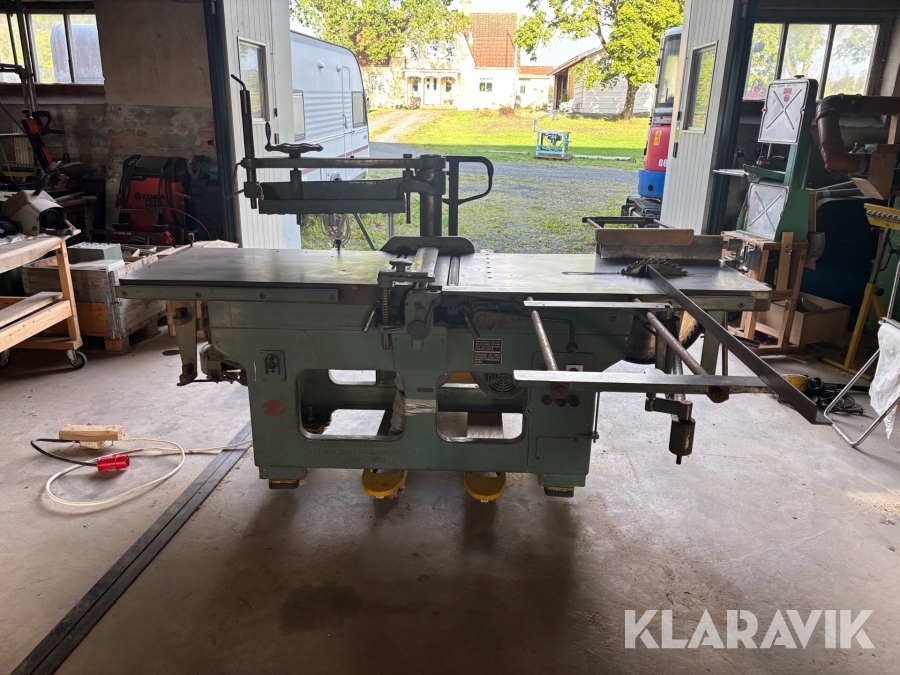 Kombimaskin Stenbergs Maskinbyrå fräs, rikthyvel, långshålsfräs