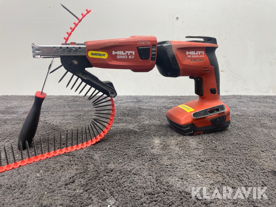Automatskruvdragare Hilti SD5000 & Smd 57