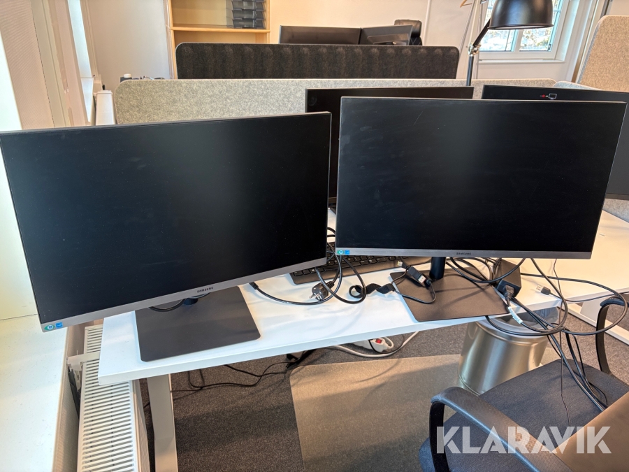 Datorskärm 2st Samsung 24tum