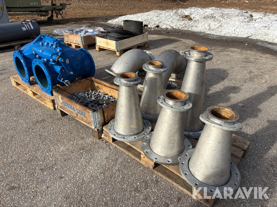 Kulventil 2 st AVR DN300/FL.PN10/EP-EP