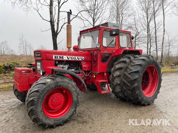 Veterantraktor Volvo BM 814 med Dubbelmontage fram och bak