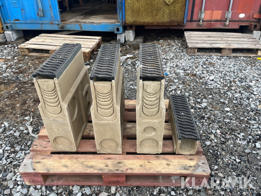 Sandfång till dagvattenränna 3 st