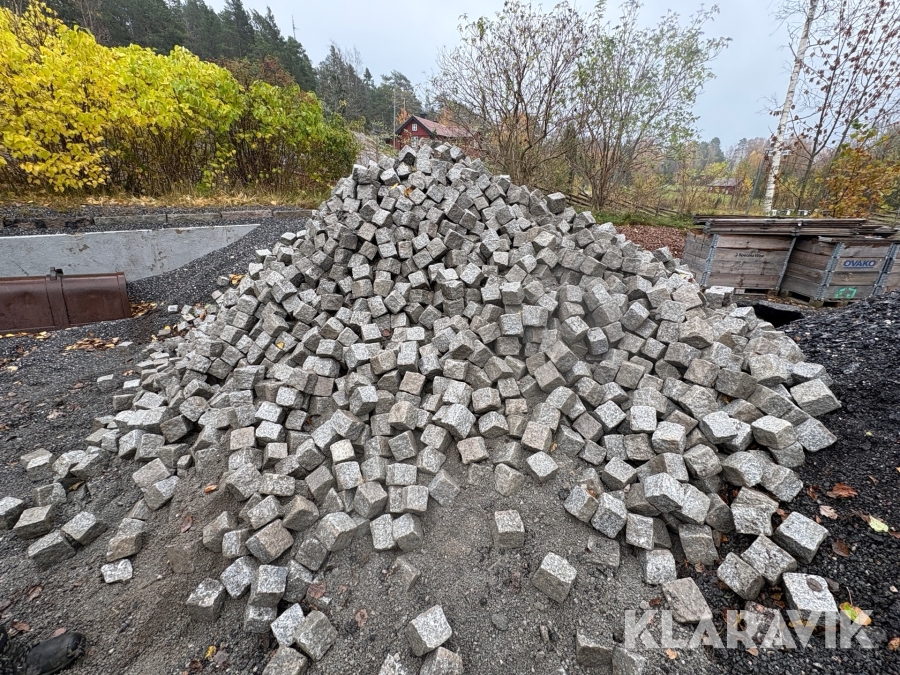 Smågatsten ca 15 kubik