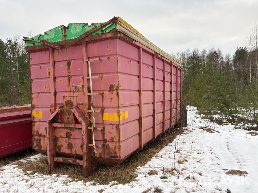 Fliscontainer med kapell 40m3