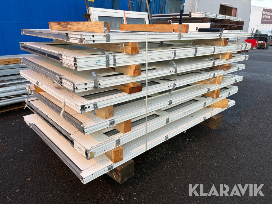 Lättmetall Entrédörr Sapafront 7 st